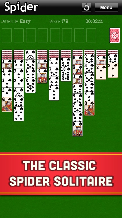 Spider Solitaire Classic Cards screenshot-0