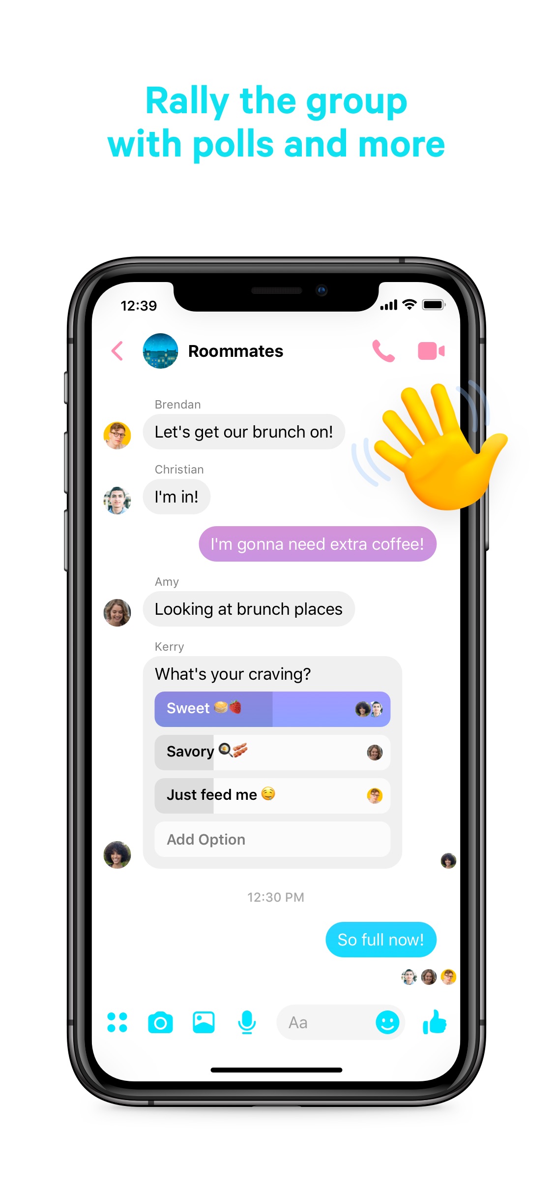 Screenshot do app Messenger