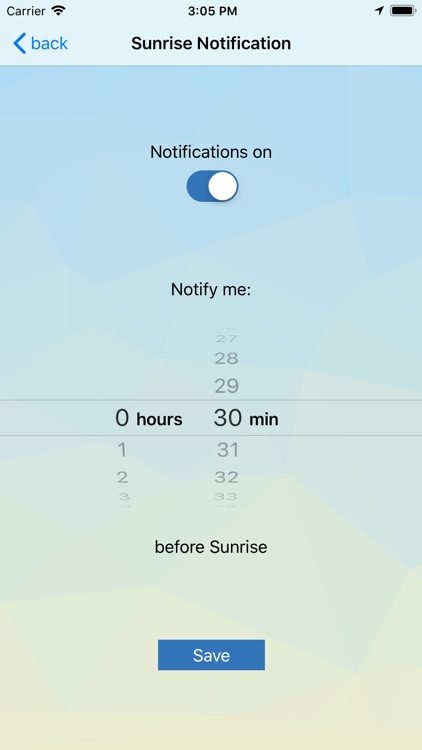 Lux - Sunrise and Sunset