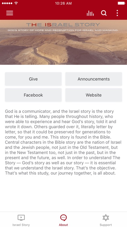 The Israel Story