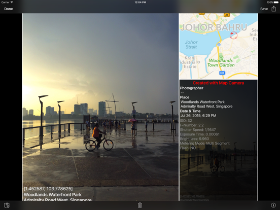 MapCamera: Add Map to Photo Screenshots