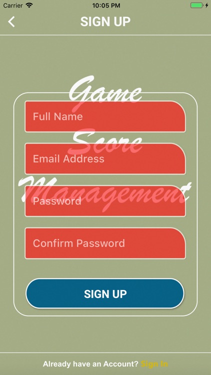 Match Score Management