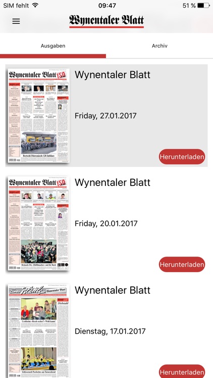 Wynentaler Blatt