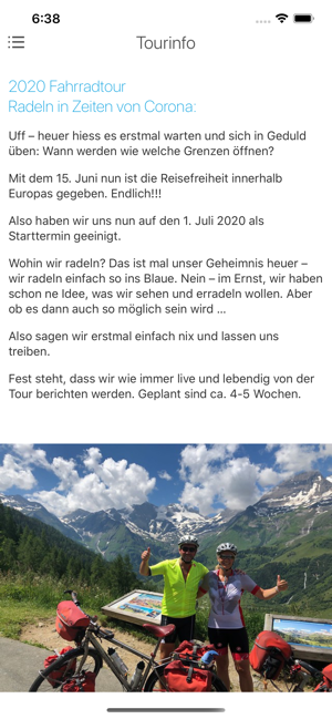 Leben atmen - Radtour 2020