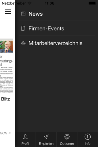 myBlitzBlank App - náhled