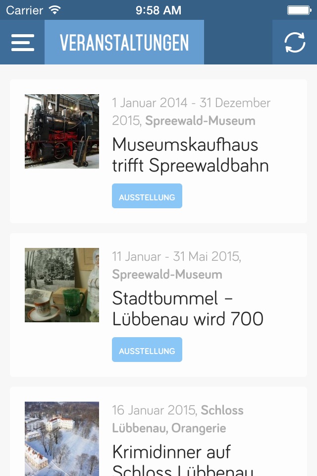 Lübbenau App screenshot 2