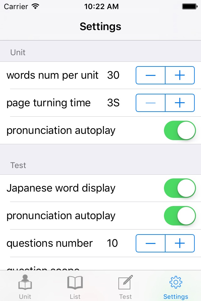 JLPT N5 Vocabulary with Voice screenshot 4