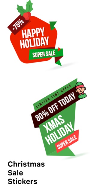 Christmas Sale Stickers