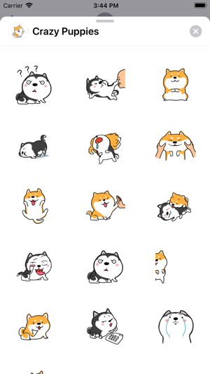 Crazy Pups: Animated Stickers(圖2)-速報App