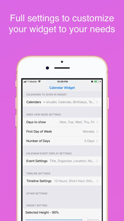 Week Calendar Widget Extension screenshot-3