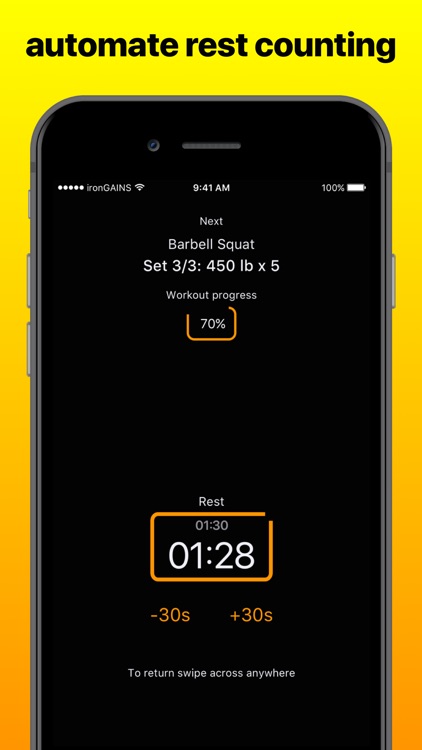 ironGAINS: Weight Training Log