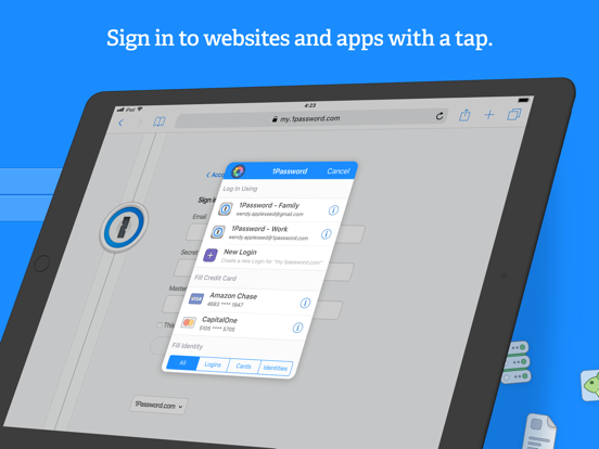 1Password - Password Manager and Secure Wallet screenshot