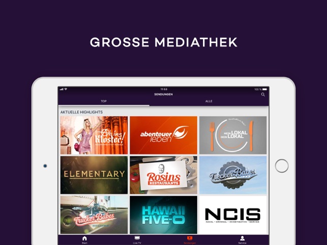 Kabel Eins Tv Mediathek On The App Store