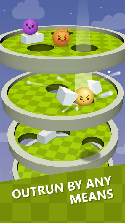 Fall Down Golf: helix tower