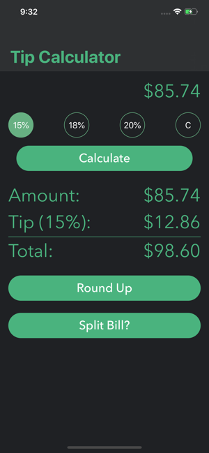 Simple Tip Calculator $