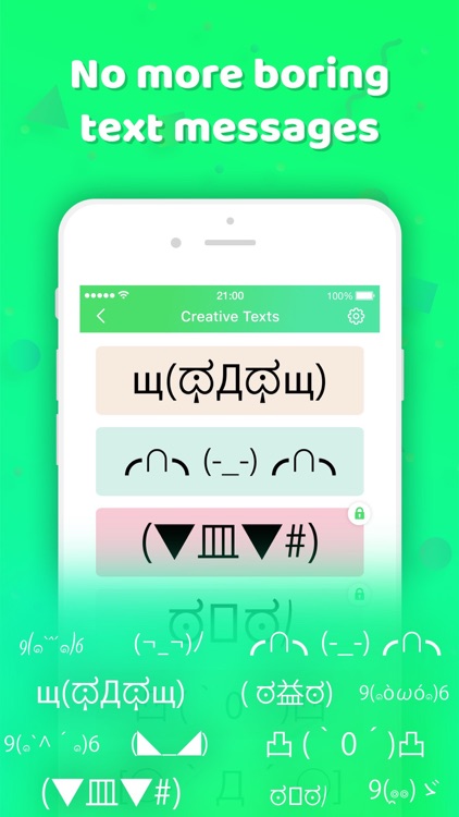 Cool Fonts Background Keyboard