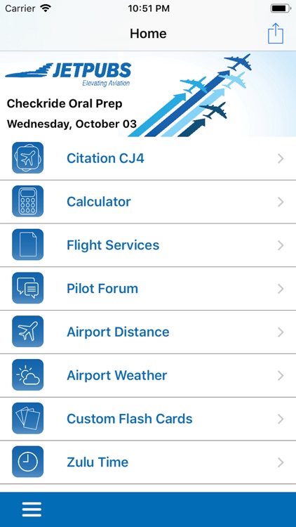 Citation CJ4 Study App