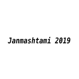 Janmashtami 2019