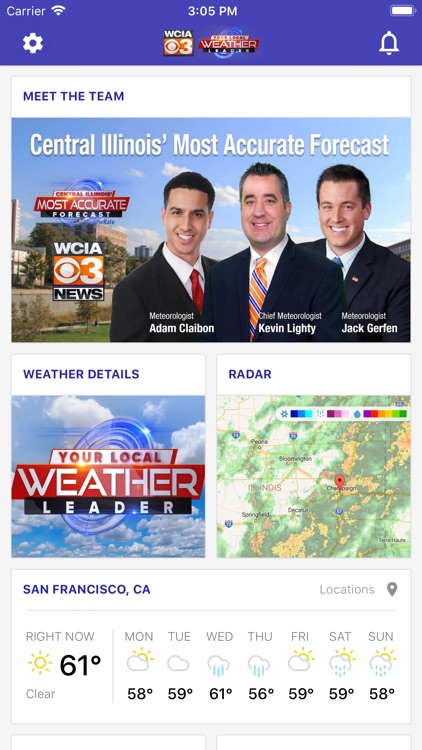 WCIA 3 Weather