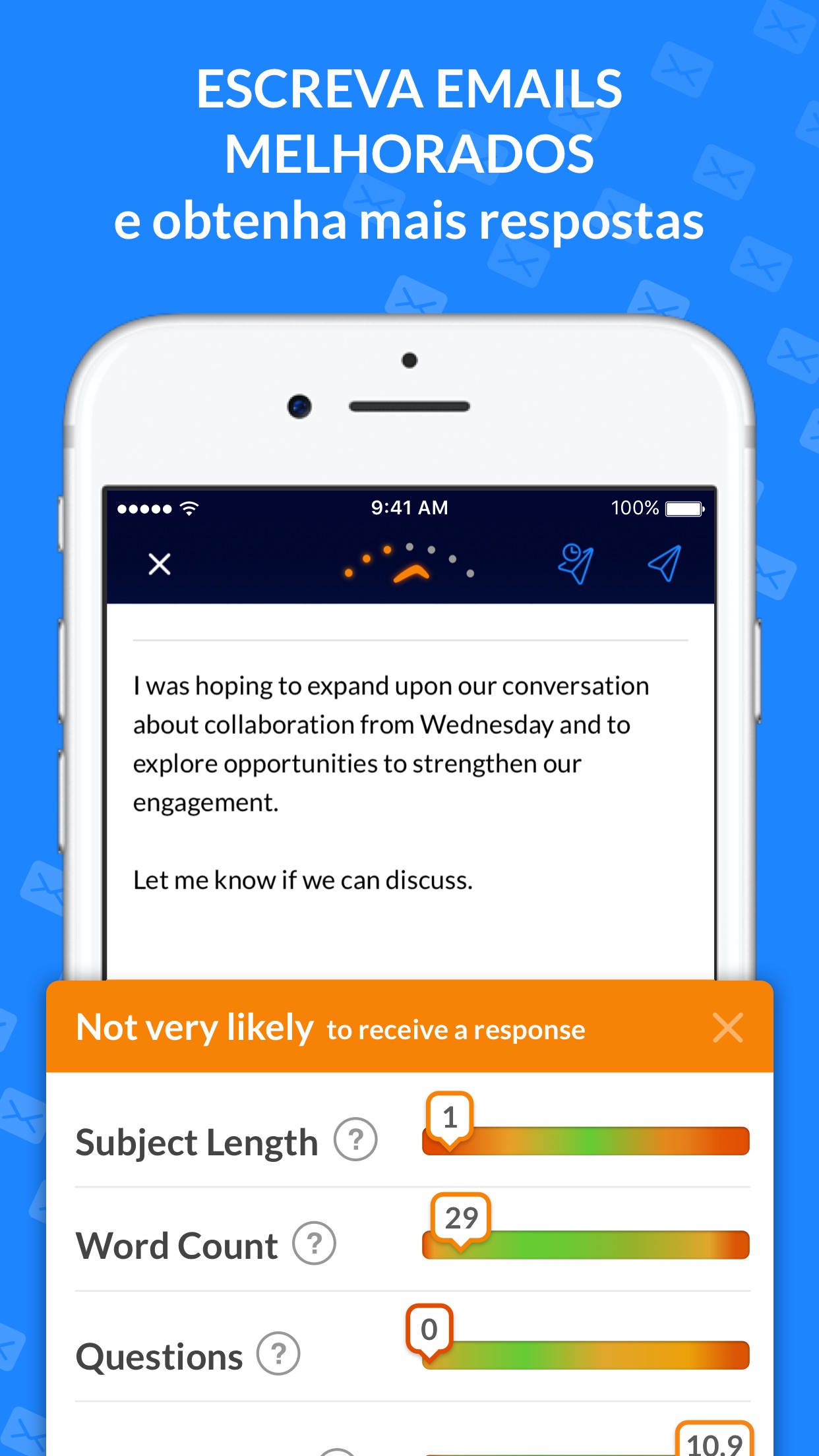 Screenshot do app Cliente de email - Boomerang