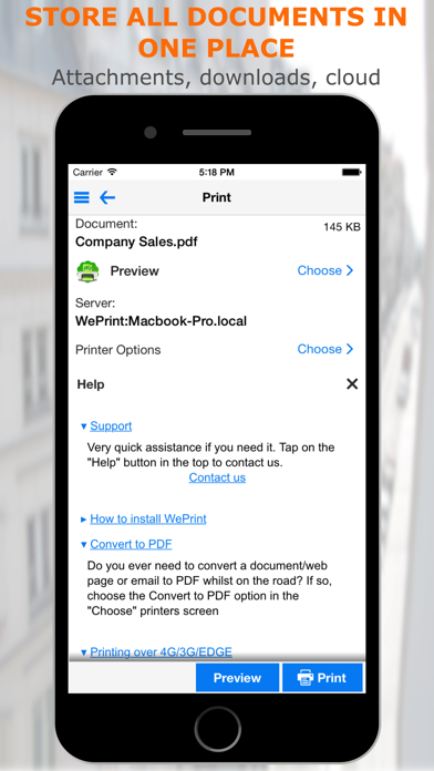 PrintCentral Pro for iPhone Screenshots
