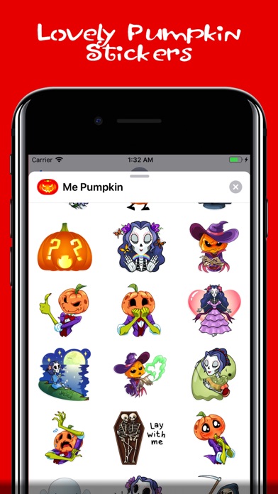 Lovely Pumpkin Stickers screenshot 2
