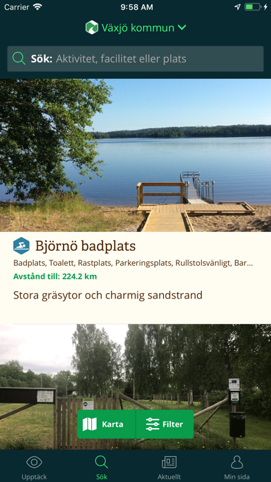 Växjö Naturkarta screenshot 2