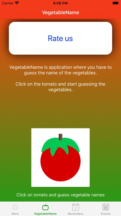 VegetableName