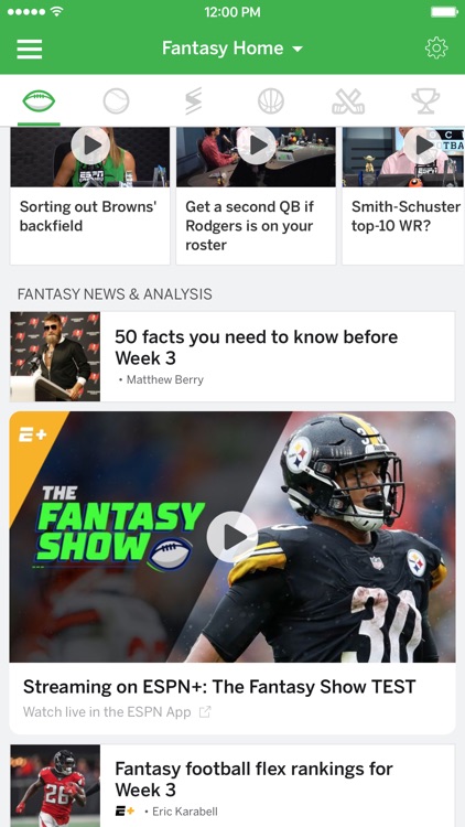 ESPN Fantasy Sports screenshot-3