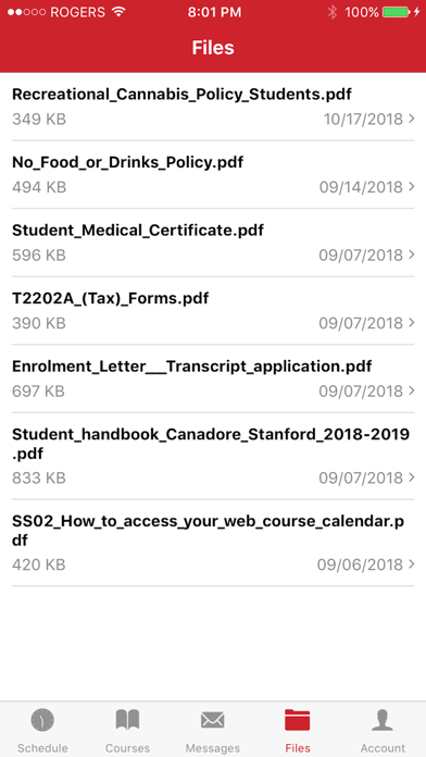Canadore at Stanford screenshot 3