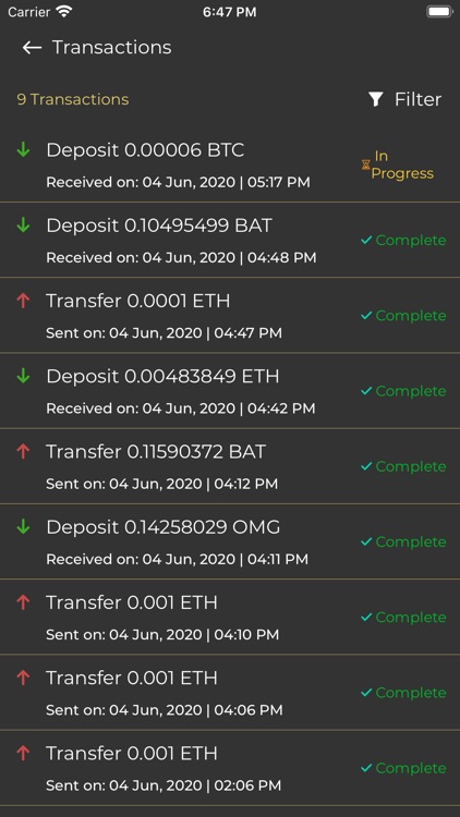 Cryptominal Wallet screenshot-3