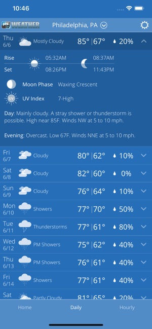 PHL17 Philadelphia Weather(圖3)-速報App