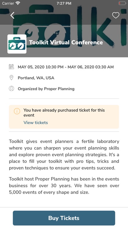 Toolkit Events screenshot-4