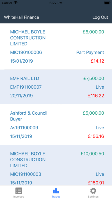 Whitehall Finance Limited screenshot 4