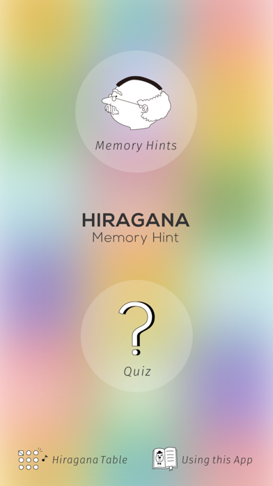 How to cancel & delete Hiragana Memory Hint English Version from iphone & ipad 1