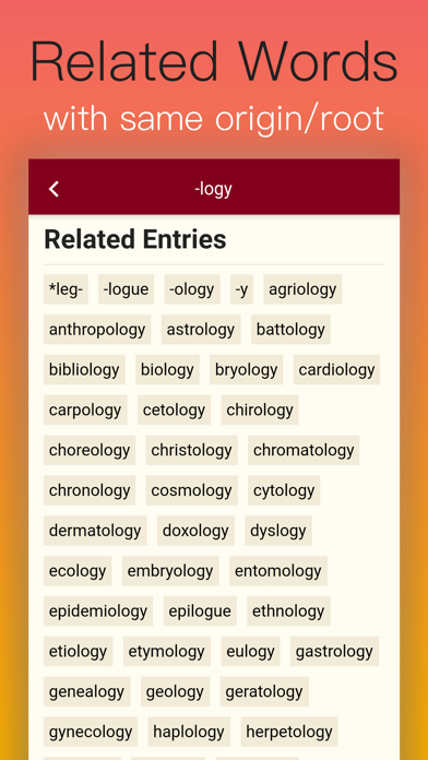 How to cancel & delete Etymonline - English Etymology from iphone & ipad 3