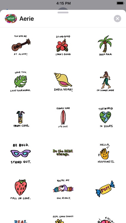 Aerie Stickers