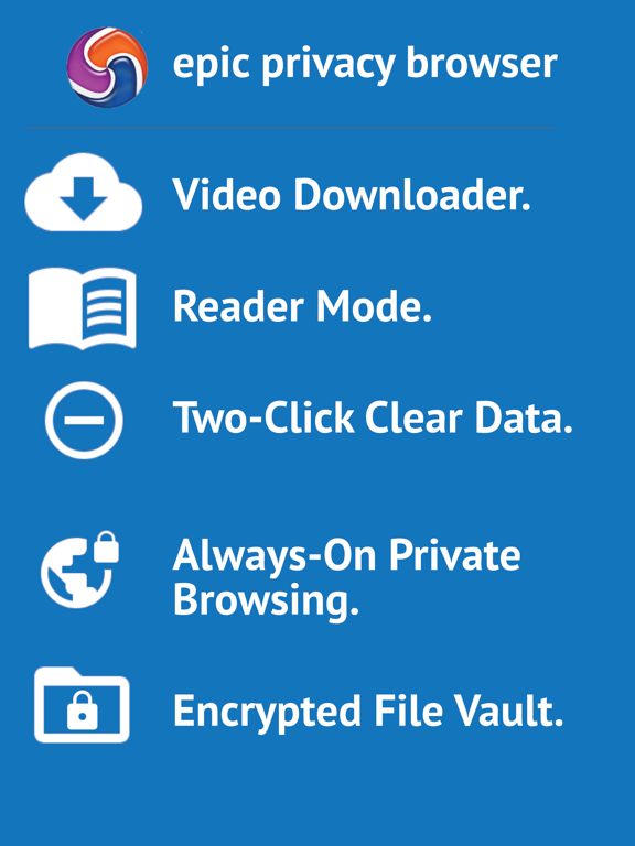 Epic Privacy Browser (w/ VPN) screenshot 3