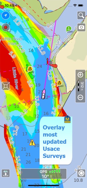 Aqua Map Marine & Lakes GPS(圖2)-速報App