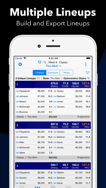 Daily Fantasy Cheatsheet screenshot-4