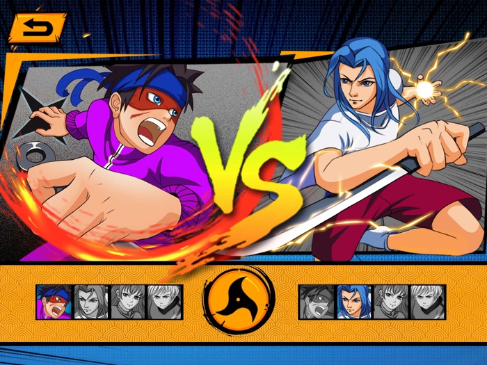 アニメ忍者コミック格闘ゲーム