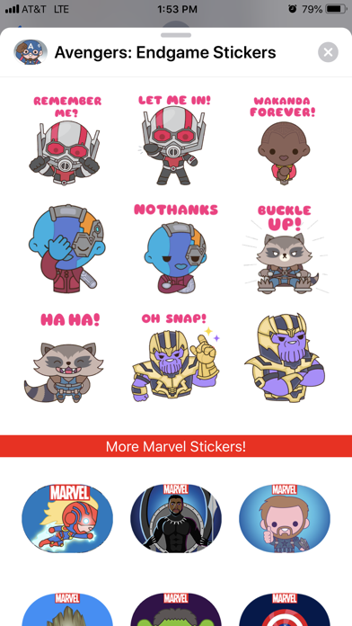 Avengers: Endgame Stickers Screenshot 3