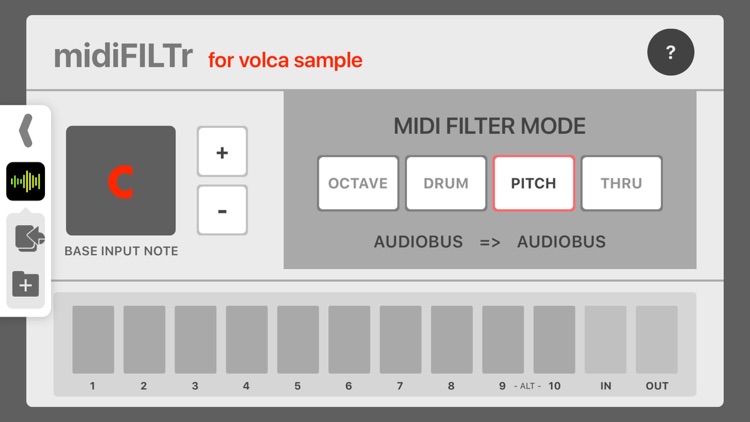 midiFILTr-VS for Volca Sample