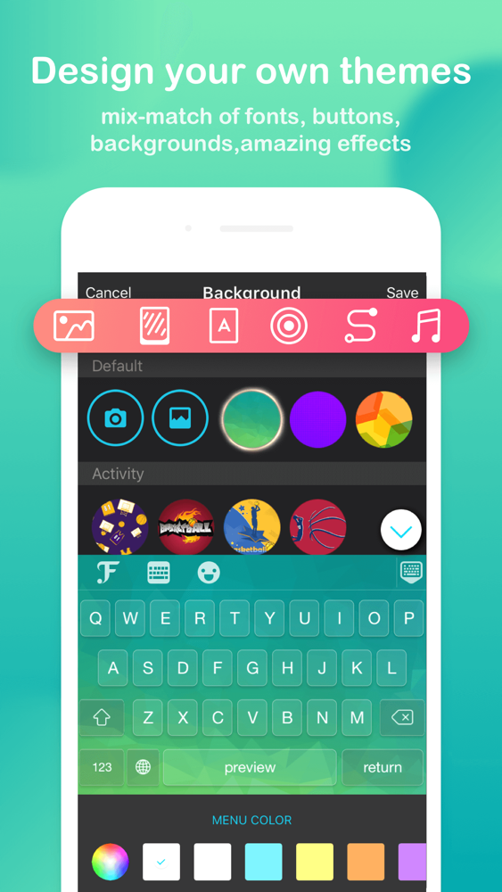 FancyKey - Keyboard Themes App for iPhone - Free Download ...