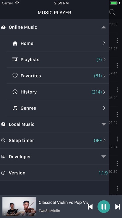 MusicOZ: Music player screenshot-4