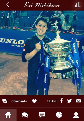 Kei Nishikori Official App screenshot 2