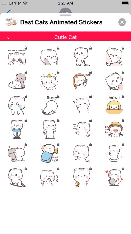 Best Cats Animated Stickers