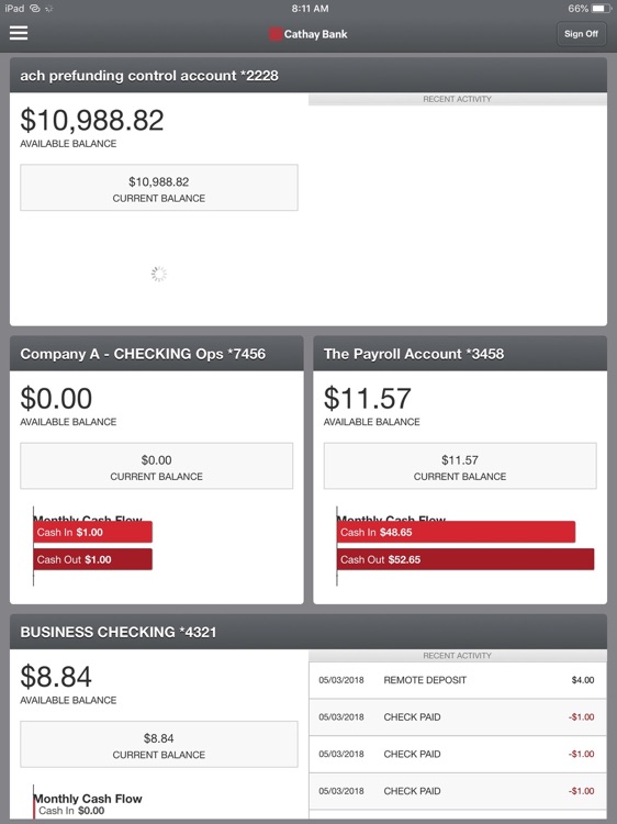 Cathay Bank Business for iPad