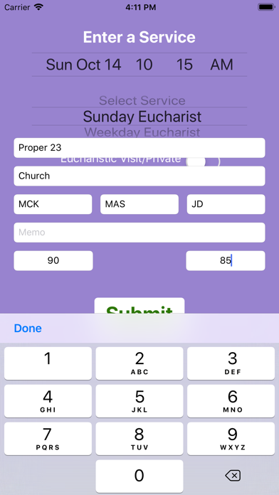 Church Register screenshot 4