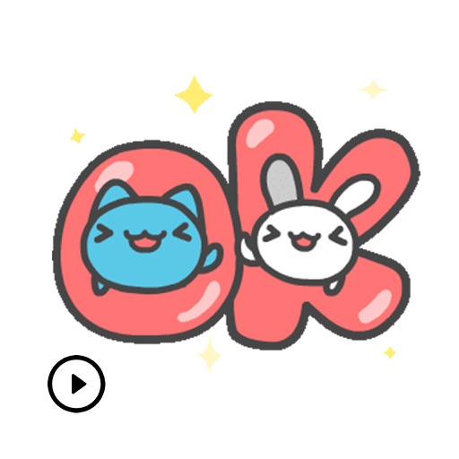Couple Capoo & Tutu Stickers Icon